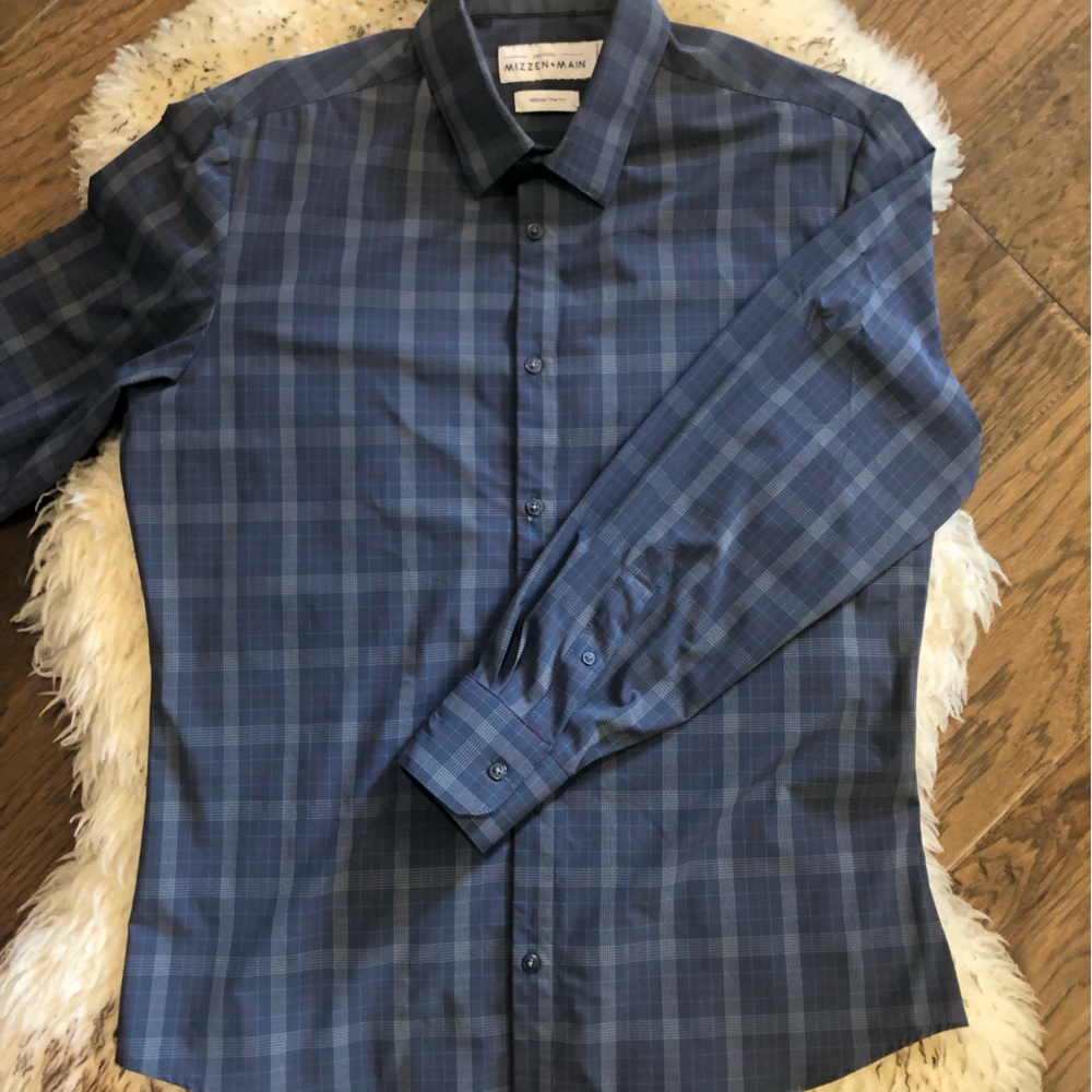 MIZZEN + MAIN Men’s Long Sleeve Shirt  Leeward.